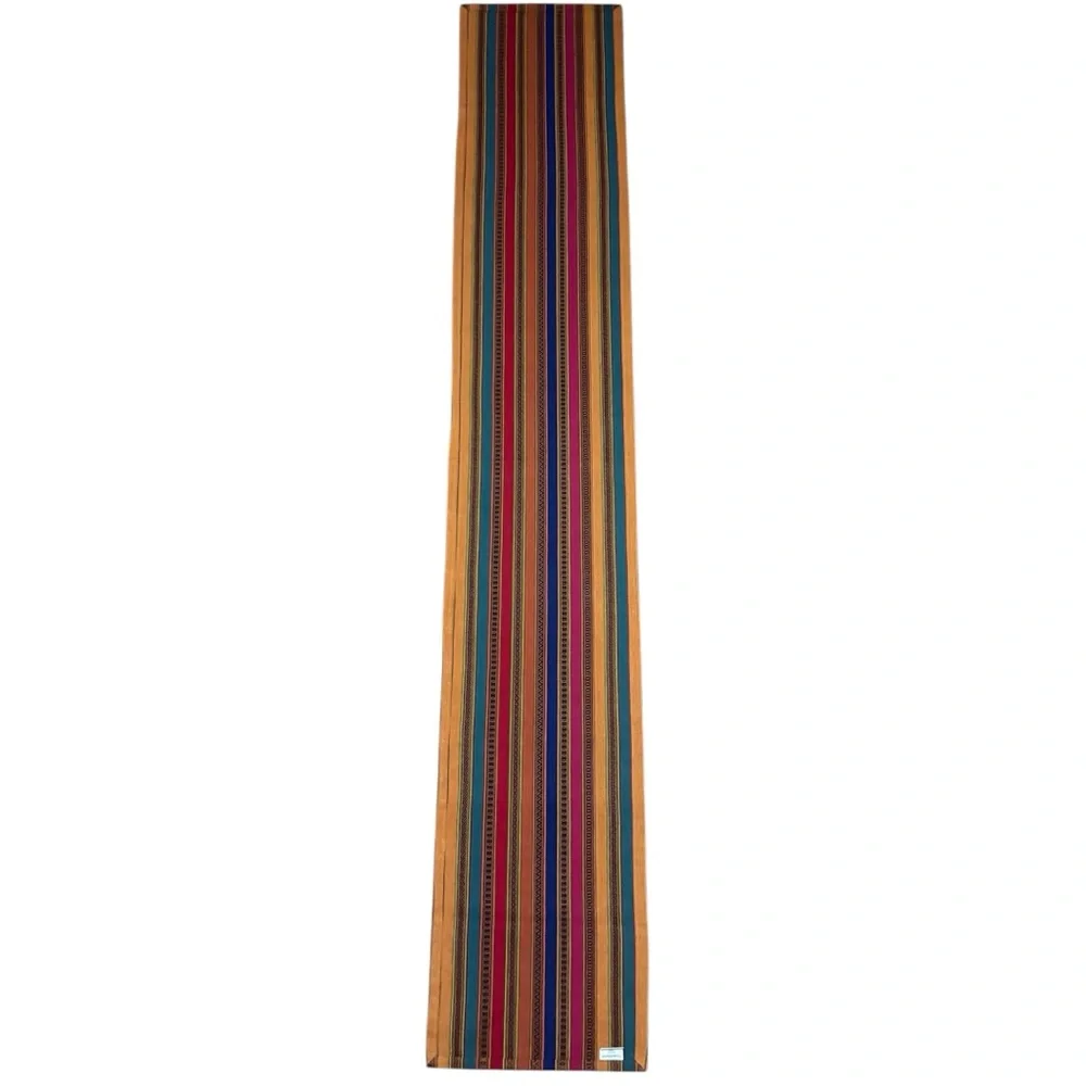 Crate & Barrel San Miguel Cotton Jacquard Table Runner Southwestern 84